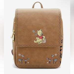 NWT Loungefly Disney Winnie the Pooh and friends Brown Backpack